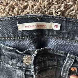 Ribcage Straight Women's Jeans - Gray